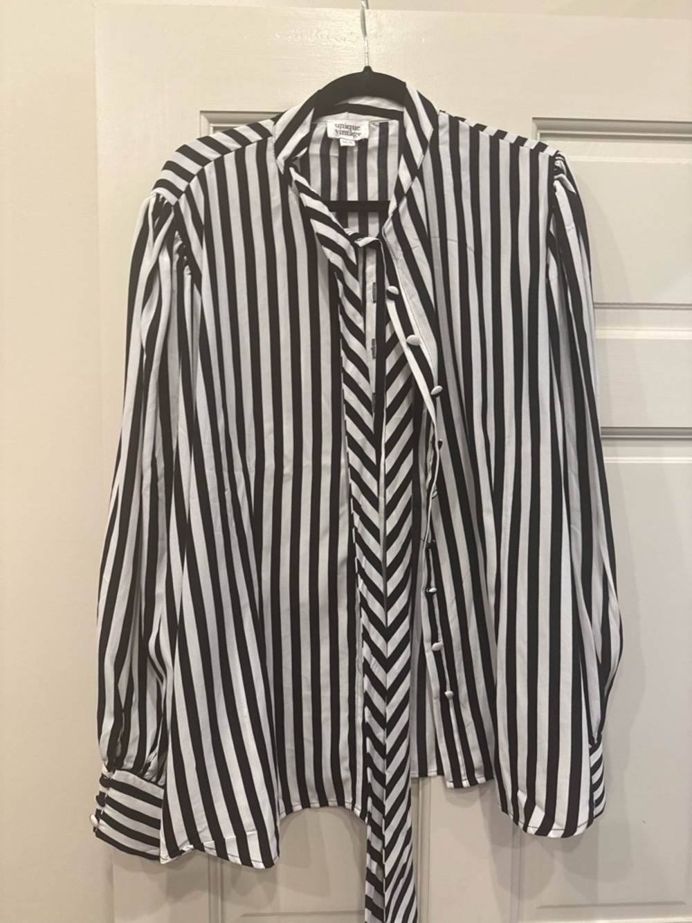 Unique Vintage Striped Blouse 2x